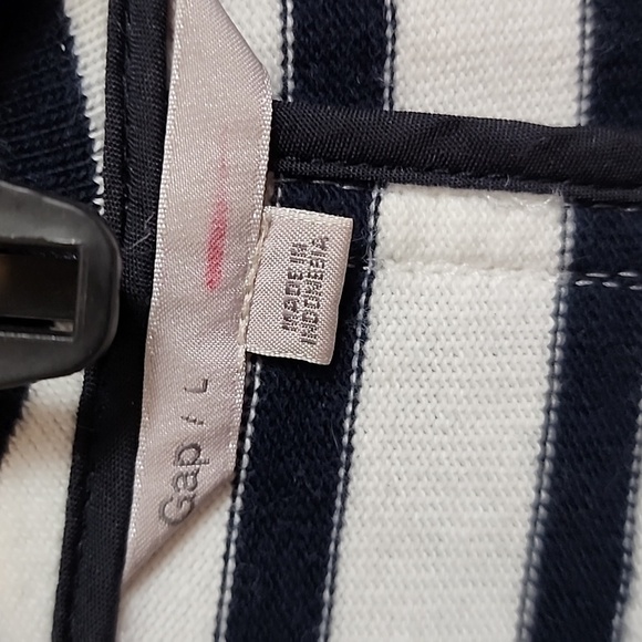 Gap Striped knit moto jacket, size L - Picture 3 of 6